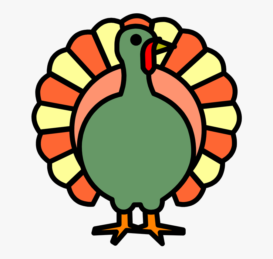Preschool Coloring Pages Turkey Clipart , Png Download - Thanksgiving Turkey Coloring Page, Transparent Clipart