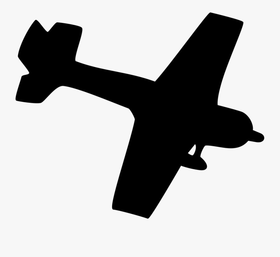 Silhouette Plane Clip Art Free Vector / 4vector - Plane Clip Art, Transparent Clipart