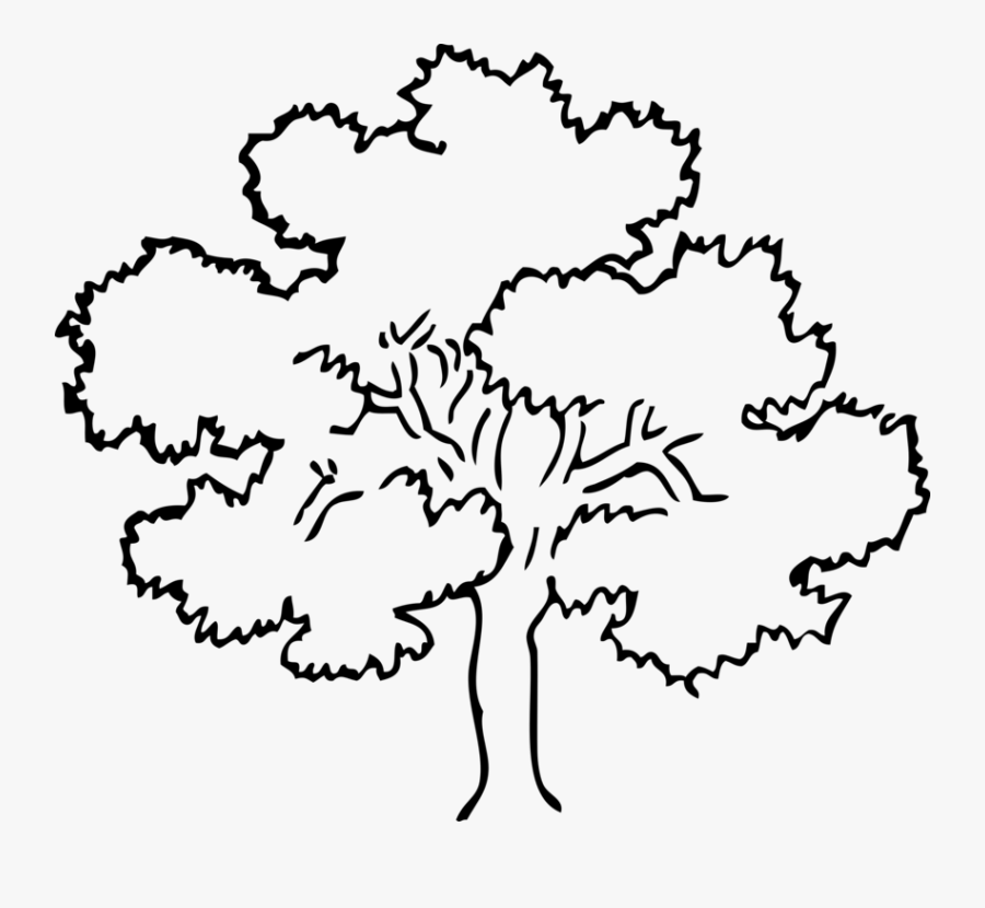 Tree Black And White Tree Clipart Black And White - Tree Black And White, Transparent Clipart