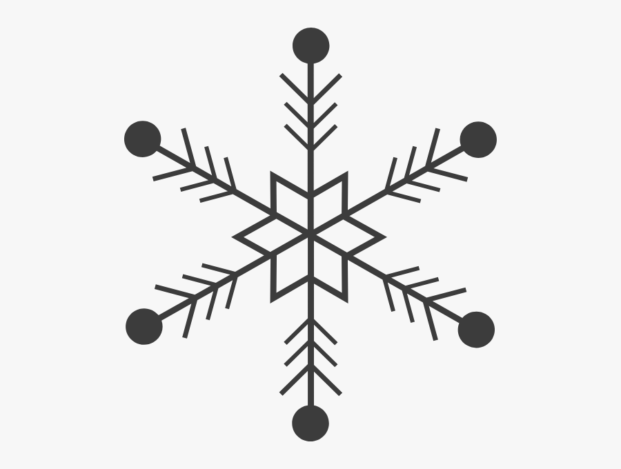 Transparent Snowflake Clipart Vector - Snowflake Star Of David, Transparent Clipart