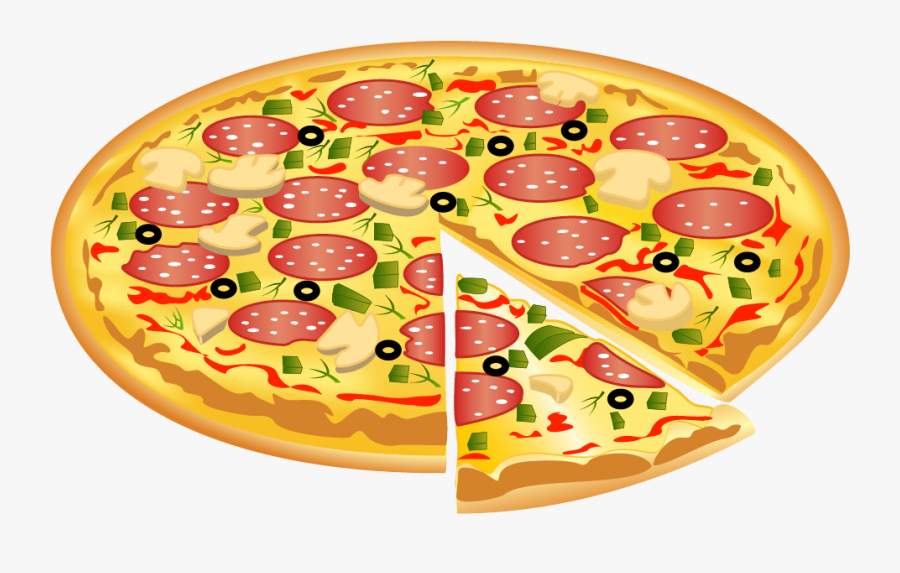 Pizza Clipart Halloween Pencil And In Color Transparent - Clip Art Transparent Background Pizza Slice, Transparent Clipart