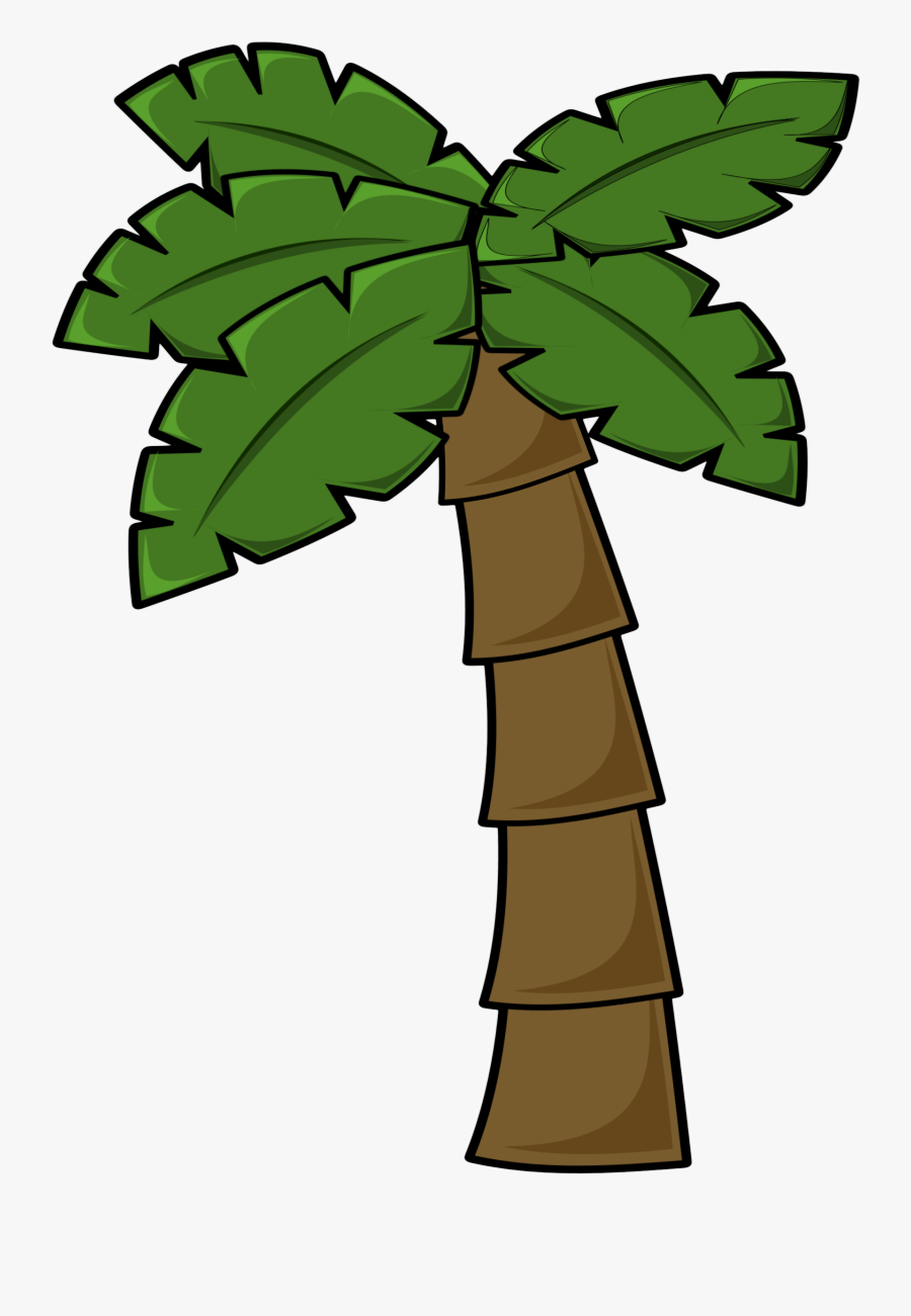 Free Simple Cartoon Palm Tree Clipart Clipart Png And - Jungle Book Tree Png, Transparent Clipart