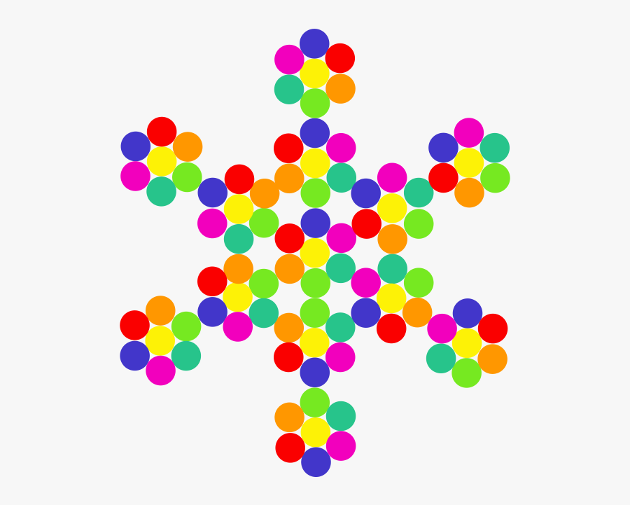 Free Aiflowers Snowflake - Colorful Snowflake Clipart, Transparent Clipart