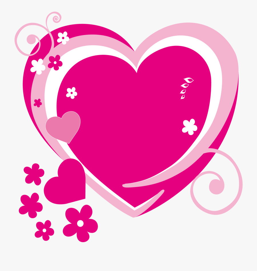 Clipart Heart Pink - Pink Heart Clipart Png, Transparent Clipart