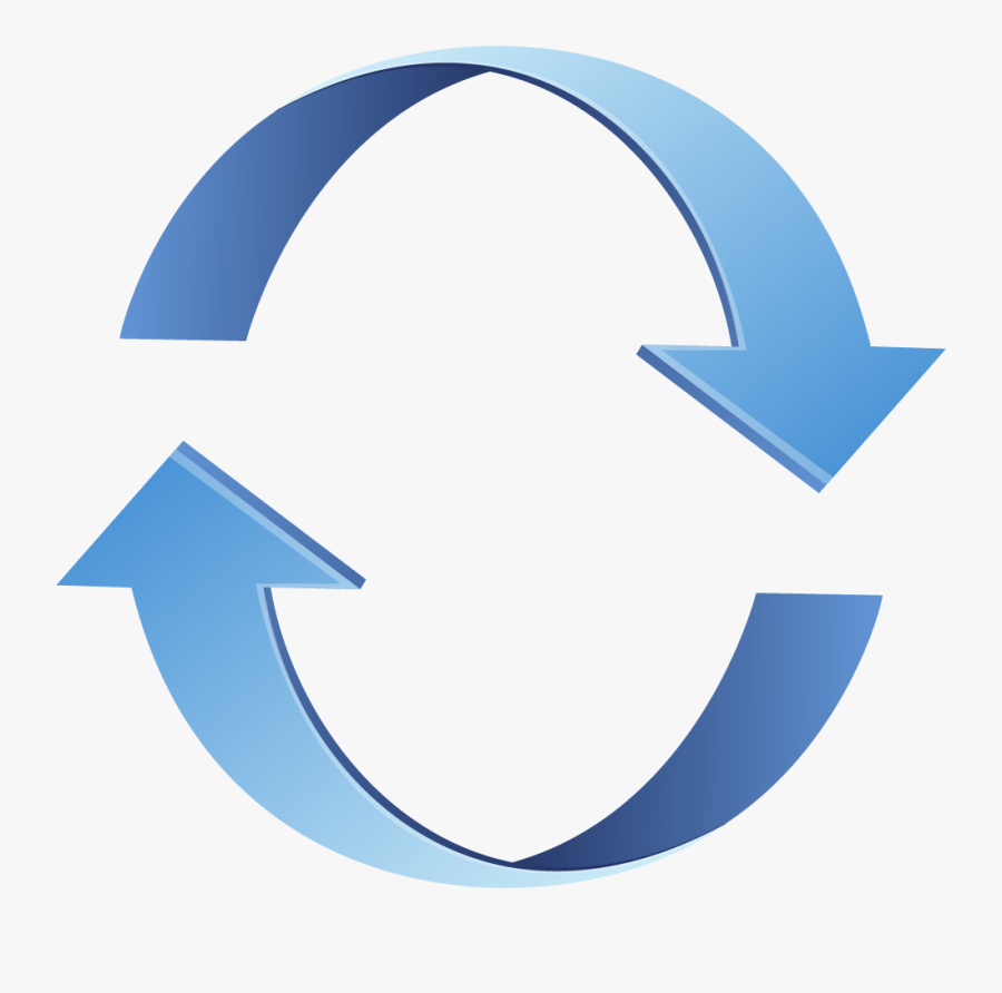 Circle With Arrows Clip Art Clipartfest Clipart - 3d Curved Arrow Png, Transparent Clipart