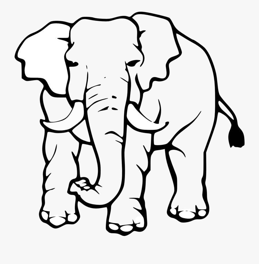 Elephant Clipart Black And White Many Interesting Cliparts - Elephant Black And White Clipart, Transparent Clipart