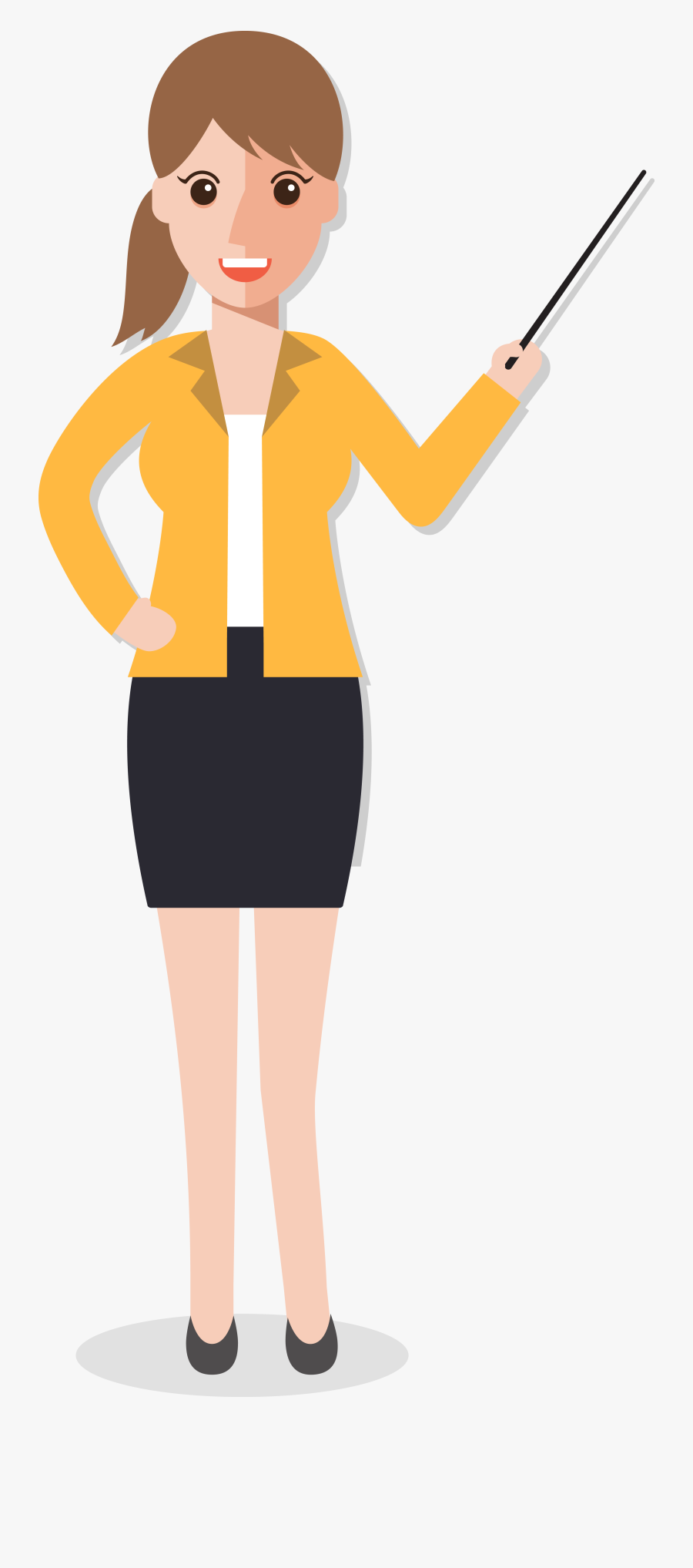 Fashion Clipart Teacher - Teacher Uniform Clipart, Transparent Clipart