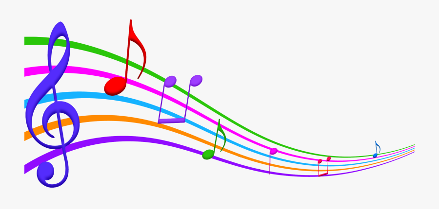 Free Colorful Music Notes Clipart Image - Music Notes Png, Transparent Clipart
