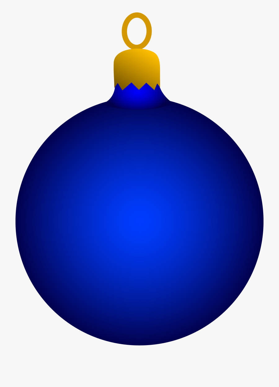 Free Clipart Christmas Ornament - Clip Art Blue Christmas Ornaments, Transparent Clipart