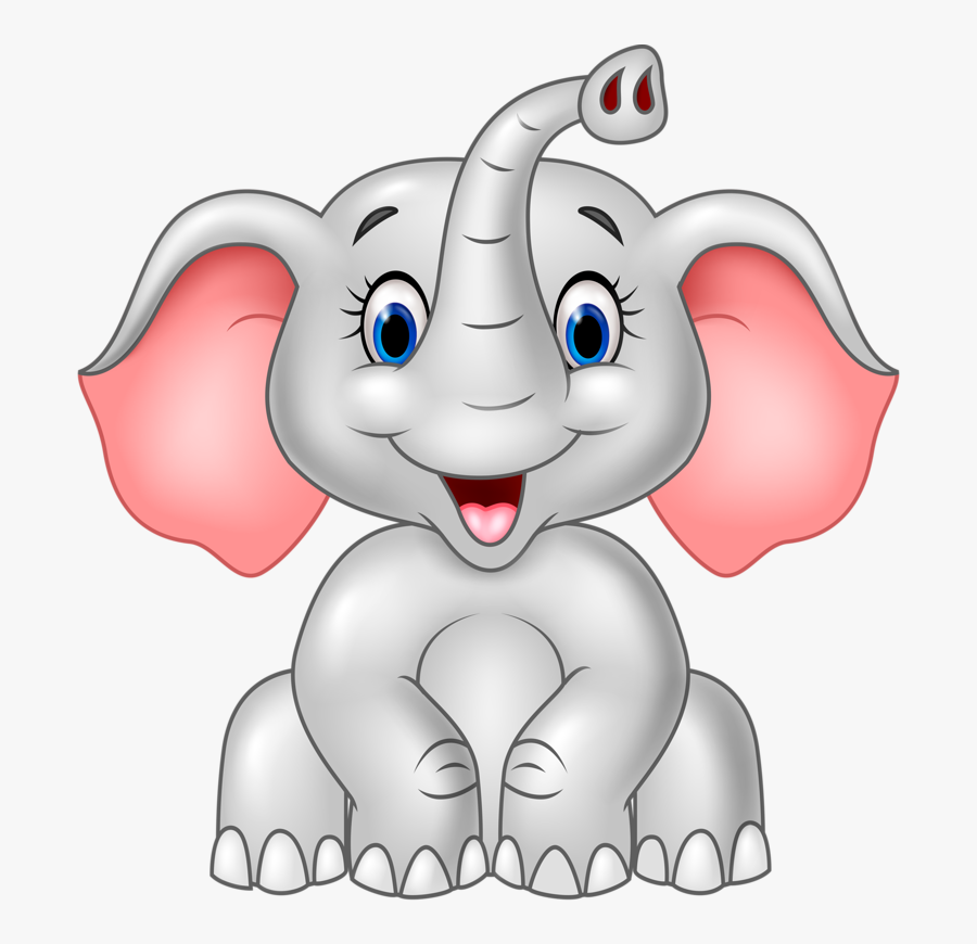 Elephant Clipart Png Baby Elephant Cartoon Png Free Transparent