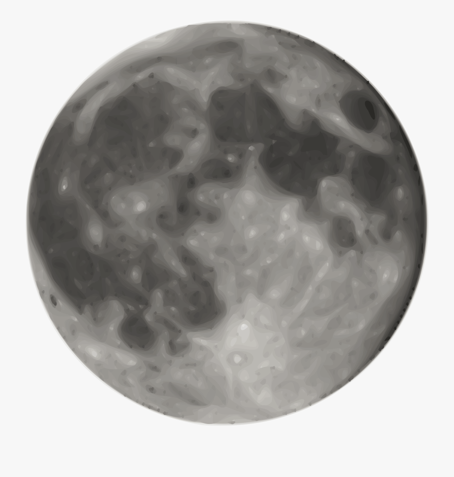 Moon Clipart Graphics Of Moons Lunar Phases Amp More - Full Moon Clipart, Transparent Clipart
