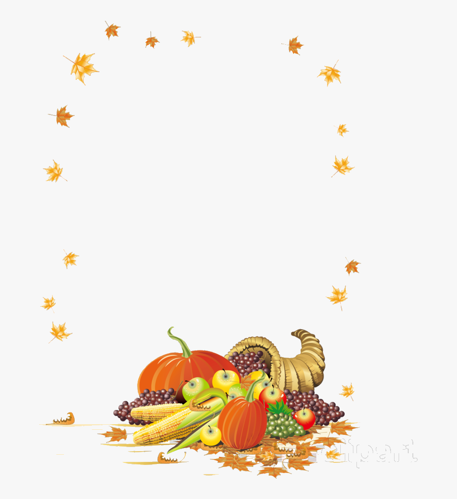 Cornucopia Thanksgiving Clipart Clip Art Transparent - Transparent Background Cornucopia Png, Transparent Clipart