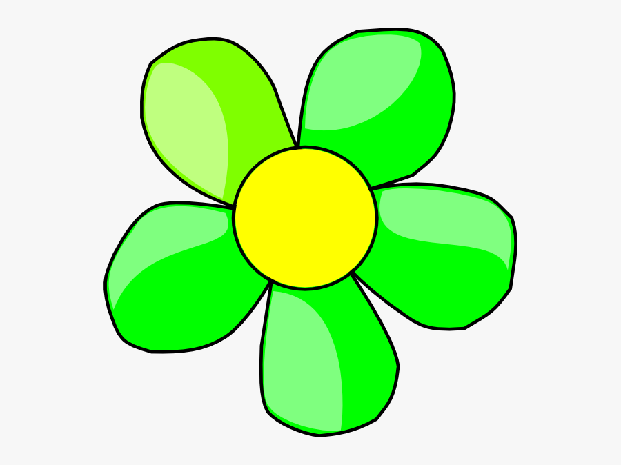 Flower Clip Art - Flower Clipart Green, Transparent Clipart