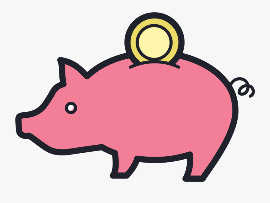 The Money Box, A Euphemism For Piggy Bank, Transparent Clipart