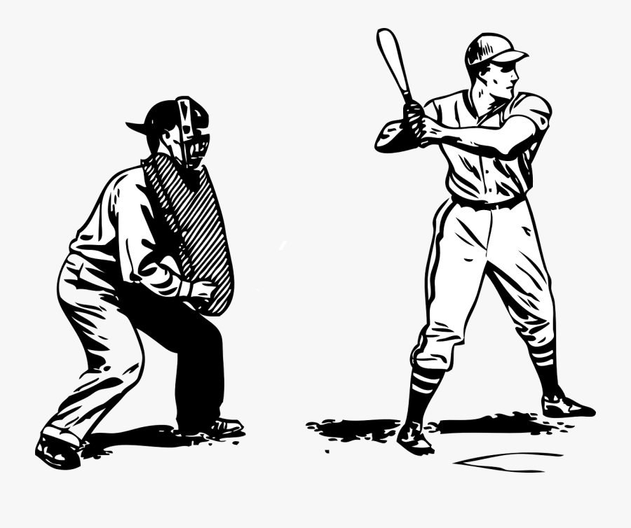 Free Softball Clipart Printable Animated - Black And White Umpire Clipart, Transparent Clipart
