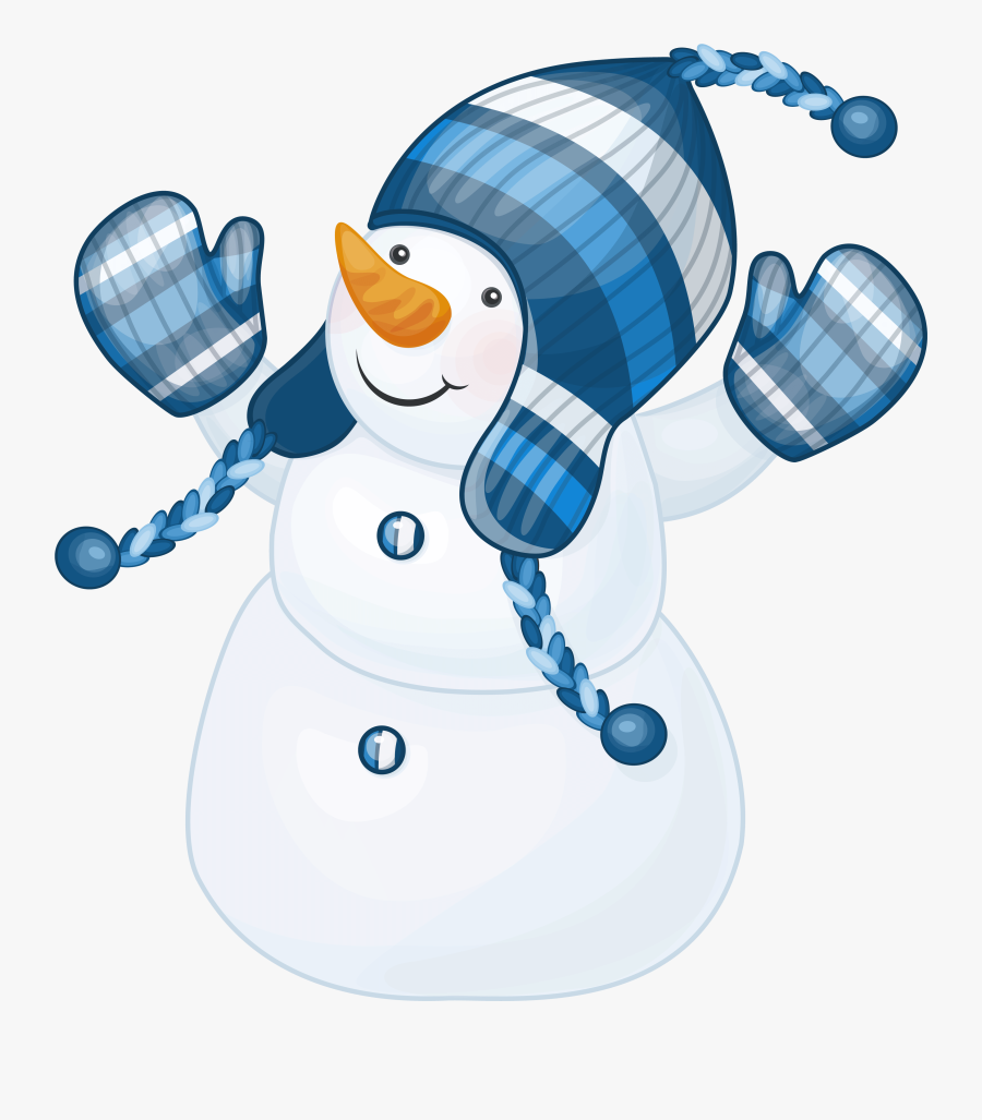 Catching Snowflakes Cliparts - Snowmen Clipart, Transparent Clipart