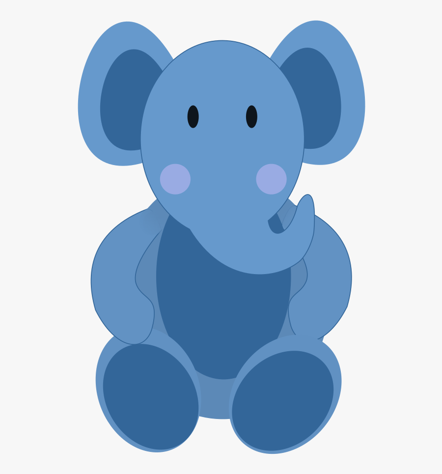 Elephant Clipart - Elephant Toy Clipart, Transparent Clipart