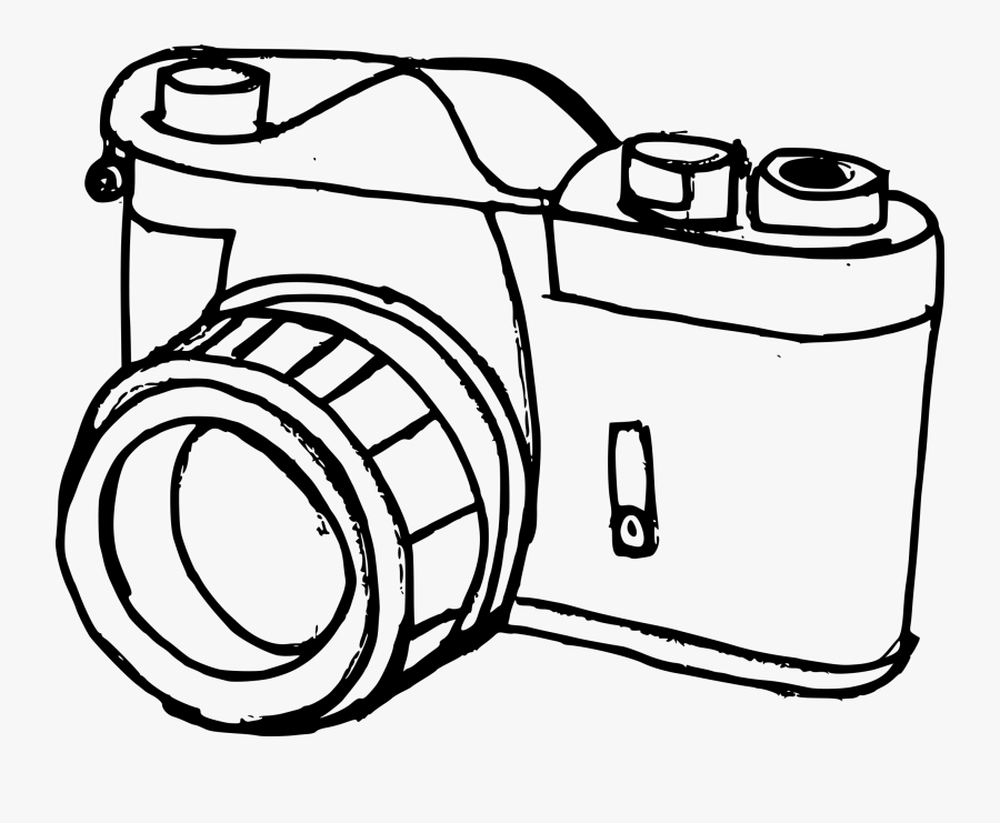 Camera Png Drawing - Drawing Pictures Of Camera, Transparent Clipart