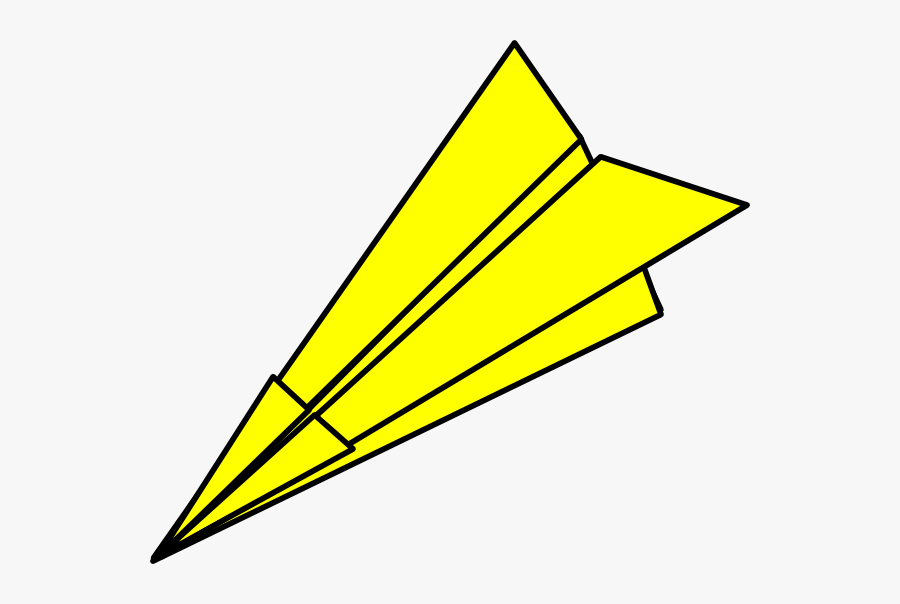 Paper Airplane Clipart - Paper Airplane Transparent Background, Transparent Clipart