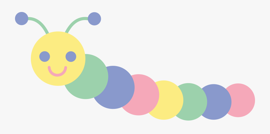 Free Clip Art Baby Borders - Caterpillar Clip Art, Transparent Clipart