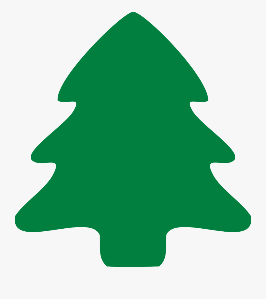 Transparent Christmas Tree Clipart - Pine Tree Symbol Green, Transparent Clipart