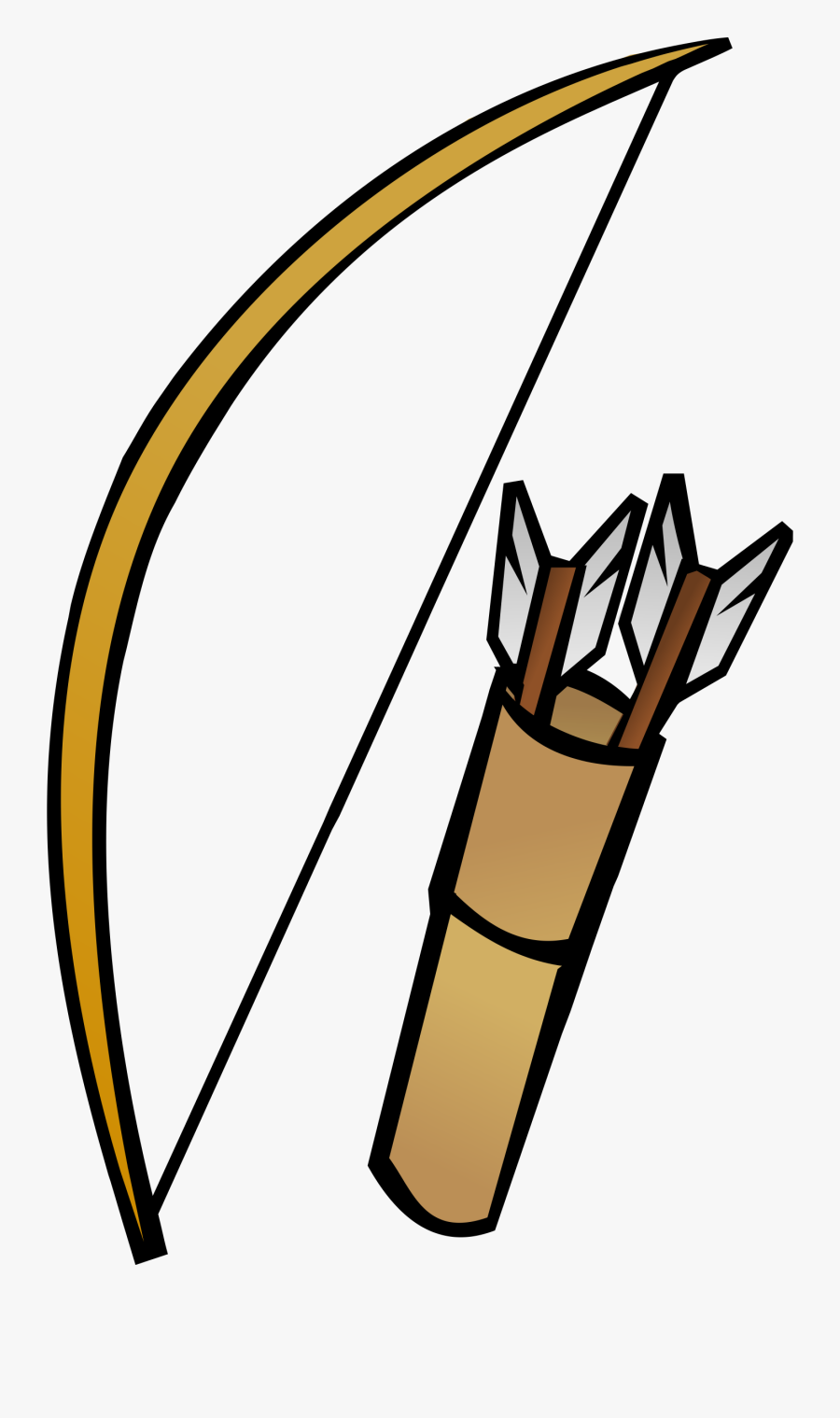 Bow And Arrow Clipart - Bow And Quiver Clipart, Transparent Clipart