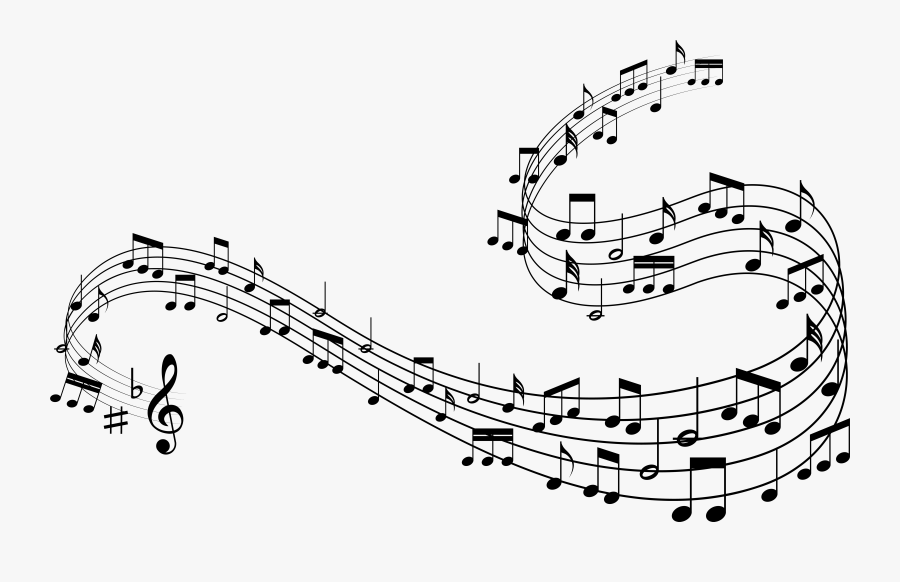 Transparent Music Clipart - Music Notes Background Png, Transparent Clipart