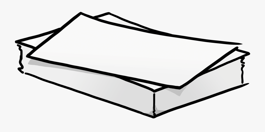 Pencil Black And White Black Pencil Cliparts - Paper Stack Clip Art, Transparent Clipart