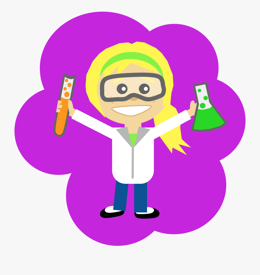 Science Clipart Goggles - Cartoon Wearing Safety Goggles, Transparent Clipart