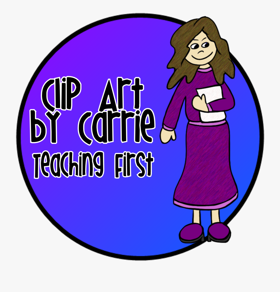 Clip Art By Carrie Teaching First - Cartoon, Transparent Clipart