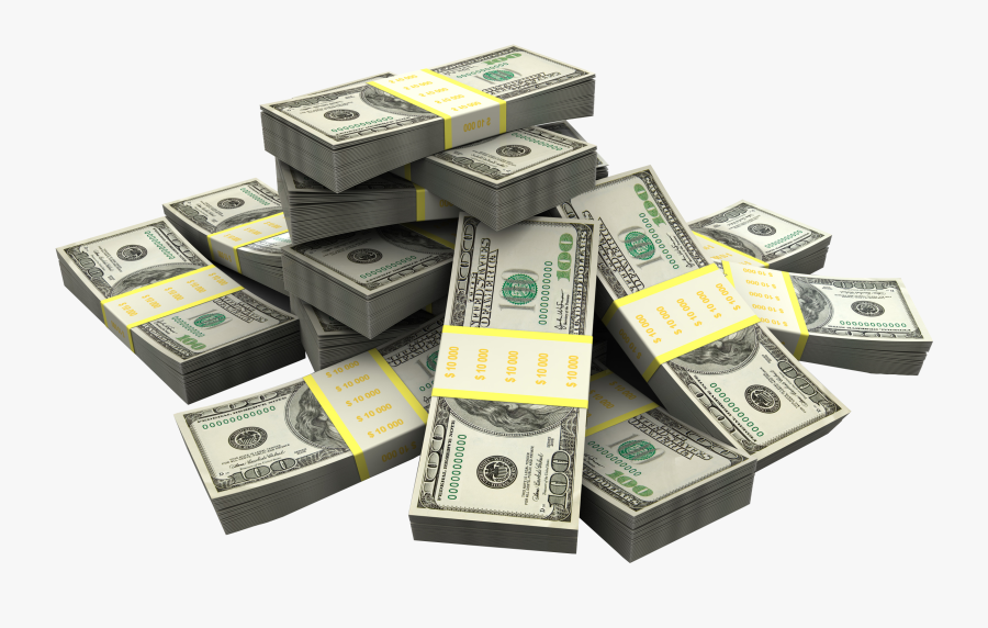 Make Money Clipart Transparent Background - Stacks Of Money Png, Transparent Clipart