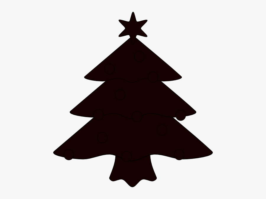 Svg Transparent Stock Sillhouette Clip Art At - Black And White Christmas Tree Vector, Transparent Clipart
