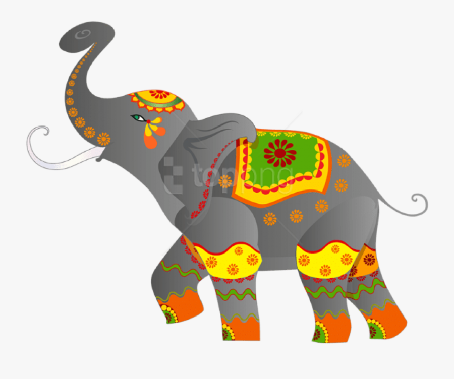 Chinese Dragon And Indian Elephant, Transparent Clipart