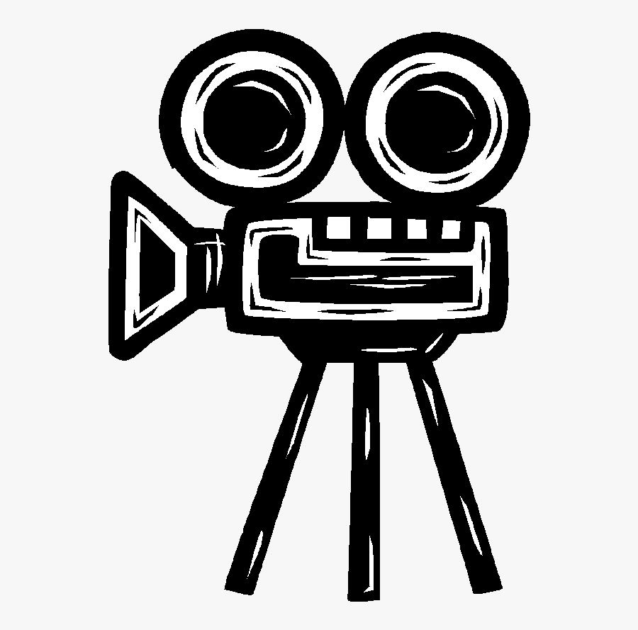 Movie Camera Clip Art Clipart Free Download - Old Film Camera Drawing, Transparent Clipart