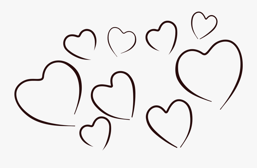 Hd Black And - Transparent Black And White Heart Clipart, Transparent Clipart