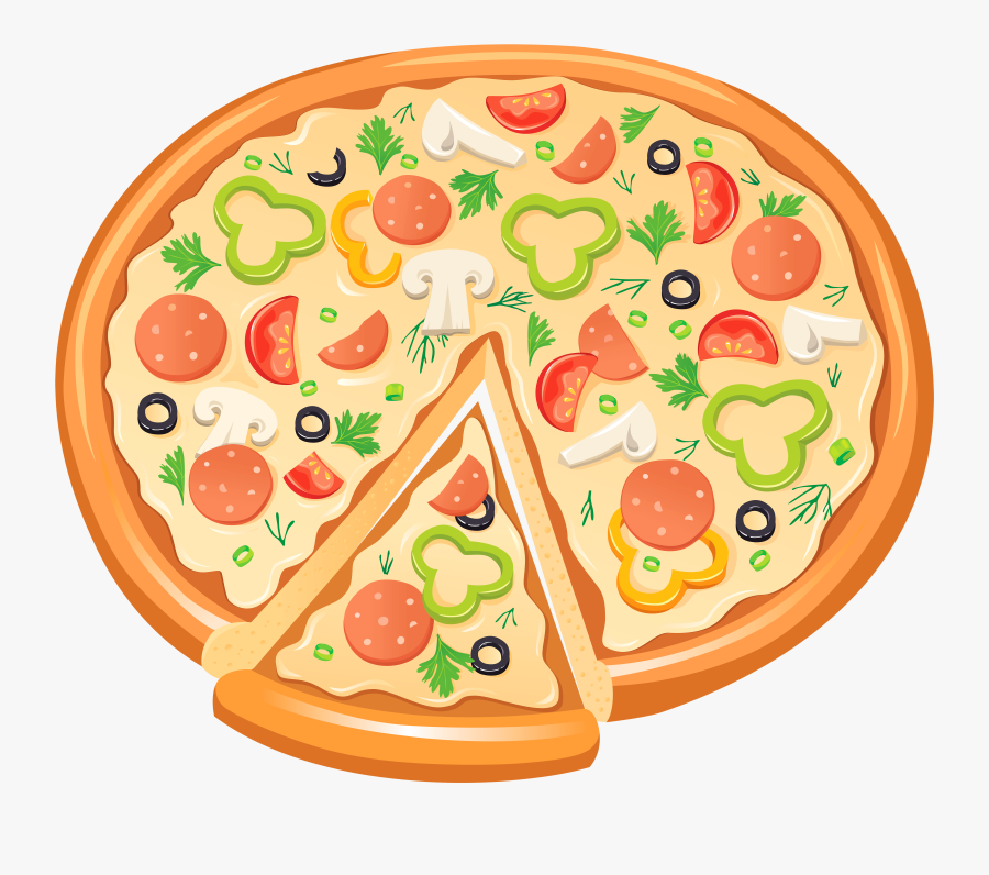 Transparent Summer Clipart - Clipart Transparent Png Pizza, Transparent Clipart