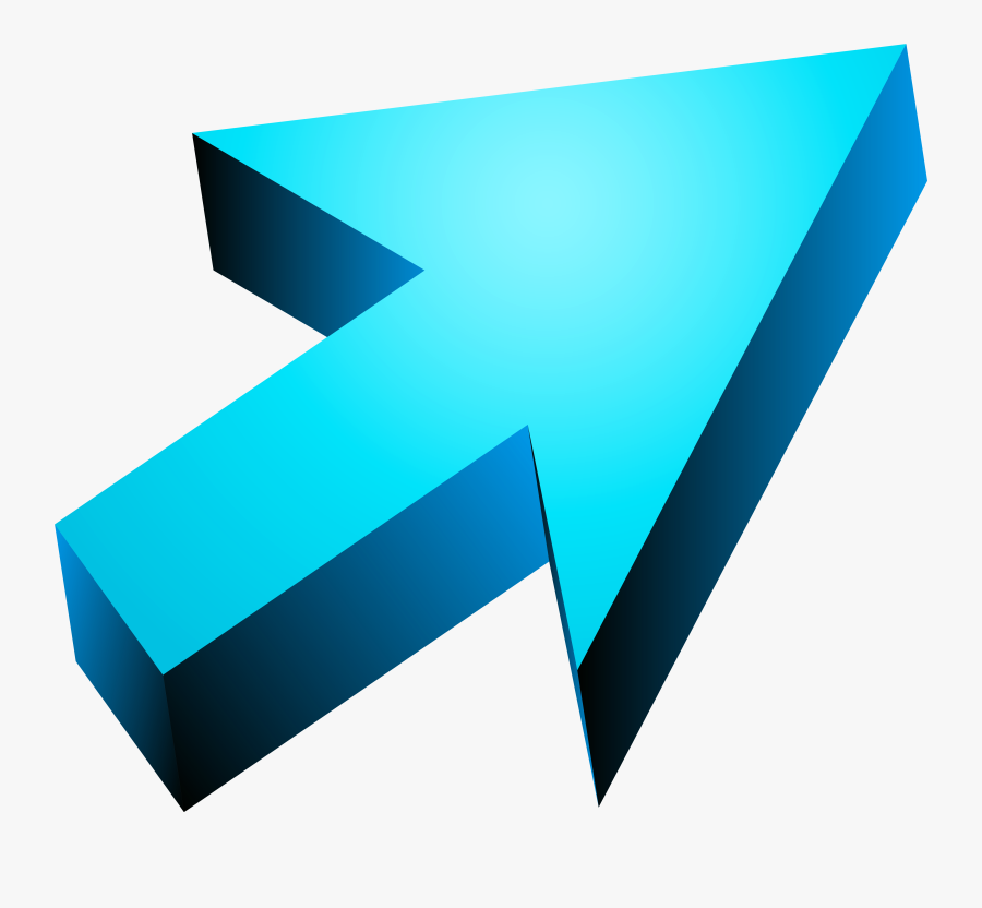 Arrow Clipart - Transparent Background 3d Arrow, Transparent Clipart