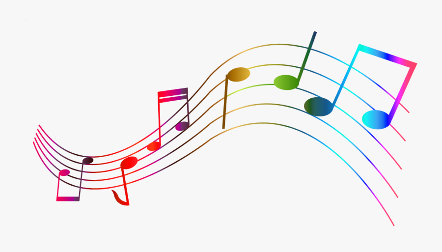 Thumb Image - Colorful Music Notes Transparent, Transparent Clipart