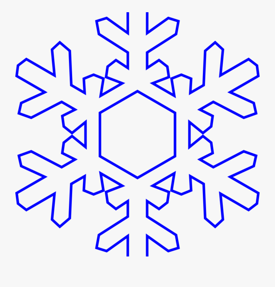 Snowflake Clipart Free At Getdrawings - Transparent Background Snowflake Clipart, Transparent Clipart