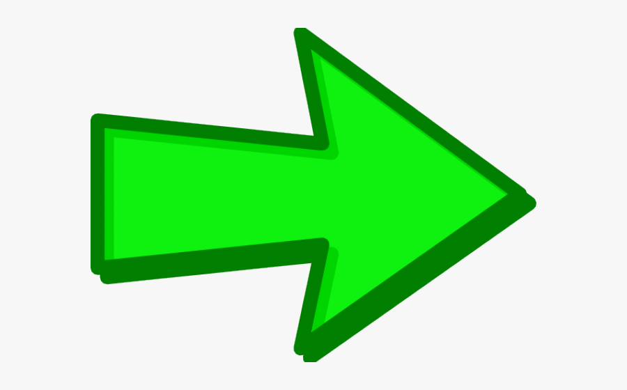 Arrow Clipart Direction - Green Arrow Transparent, Transparent Clipart