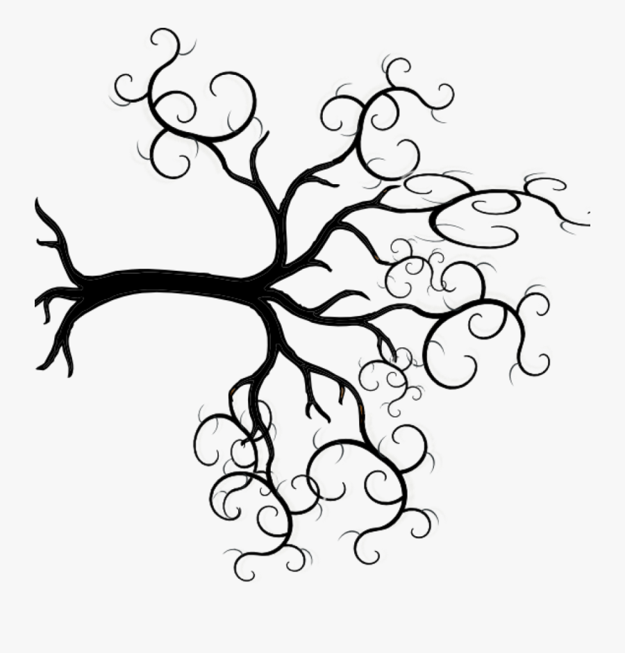 Clipart Spring House Online - Tree Clip Art Black And White With Roots, Transparent Clipart
