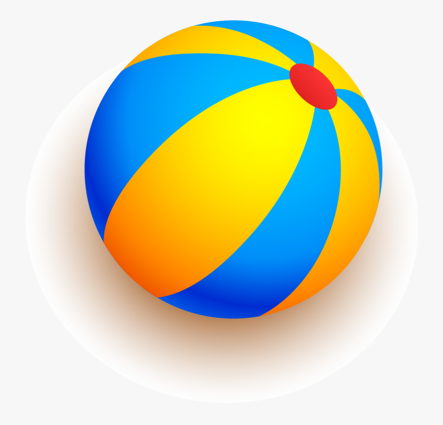 Volleyball Clipart Rainbow - Sphere, Transparent Clipart