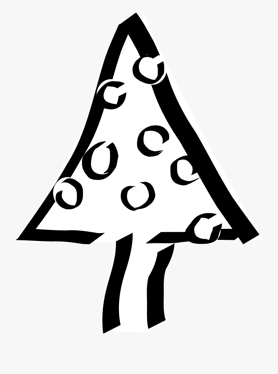 Christmas Tree Black And White Tree Clipart Black And - Clip Art Christmas Tree Transparent Black And White, Transparent Clipart