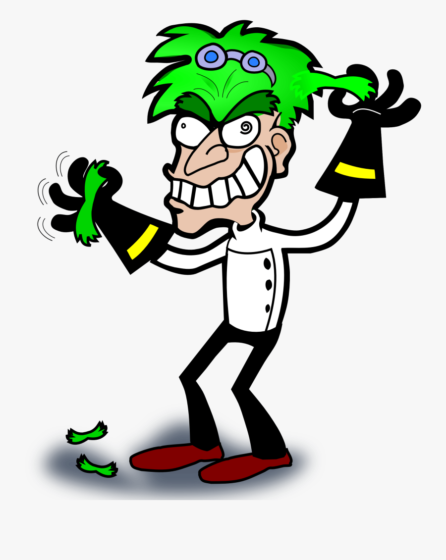 Mad Clip Art Art Ndetavi Lc Mad Scientist 2012 April - Mad Scientist Clipart, Transparent Clipart