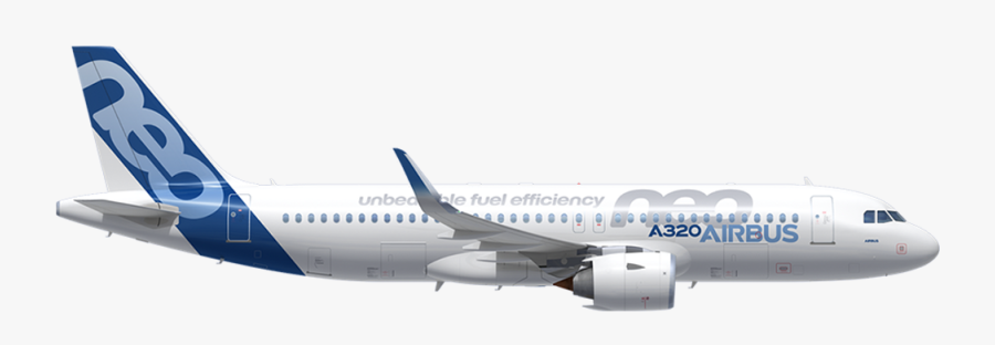 Clip Art Commercial Airplane Clipart - Airbus A321 Neo, Transparent Clipart