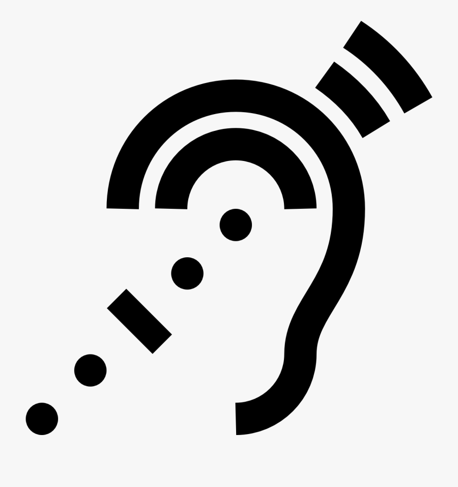 Listening To Music Clipart Stock Vector - Assistive Listening Devices Logo, Transparent Clipart
