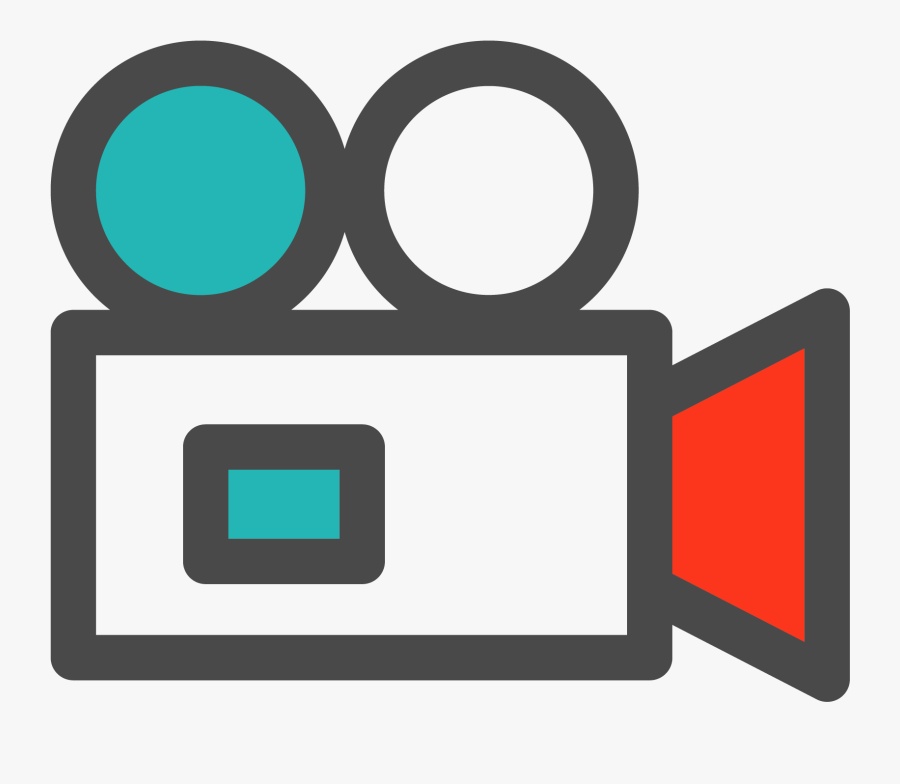 Video Cameras Computer Icons Film - Video Camera Logo Png, Transparent Clipart