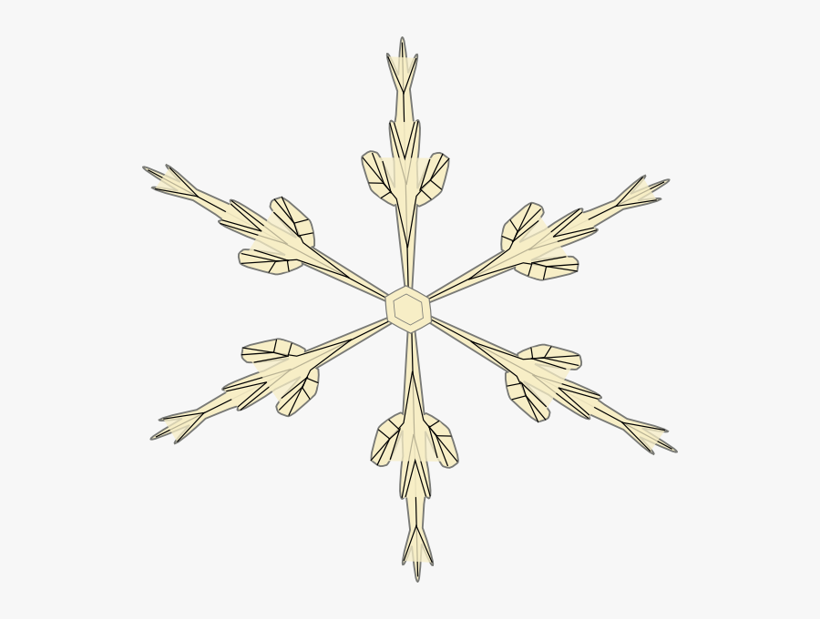 Snowflake 3 Clip Art - Snow Day Clip Art Free, Transparent Clipart