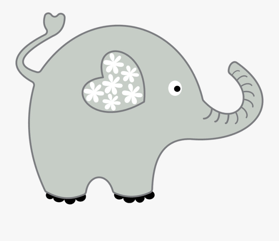 Cool Heart Of Elephant Image - Transparent Elephant Clip Art, Transparent Clipart