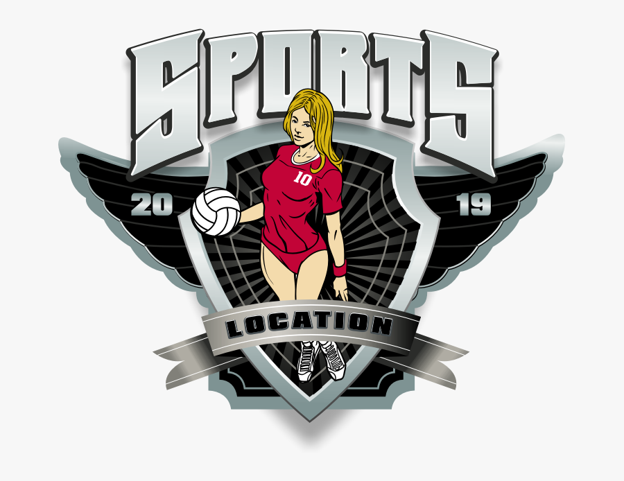 Volleyball Clipart - Volleyball Logo Png Design, Transparent Clipart